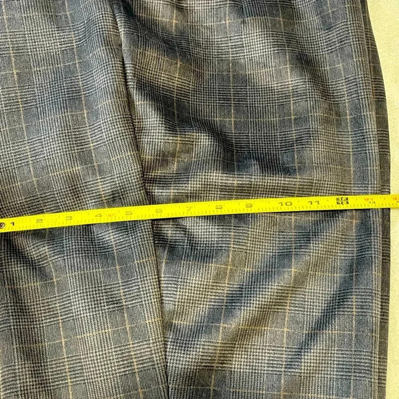 T Tahar plaid faux suede pants women plus size tummy control size 1X - Picture 11 of 17